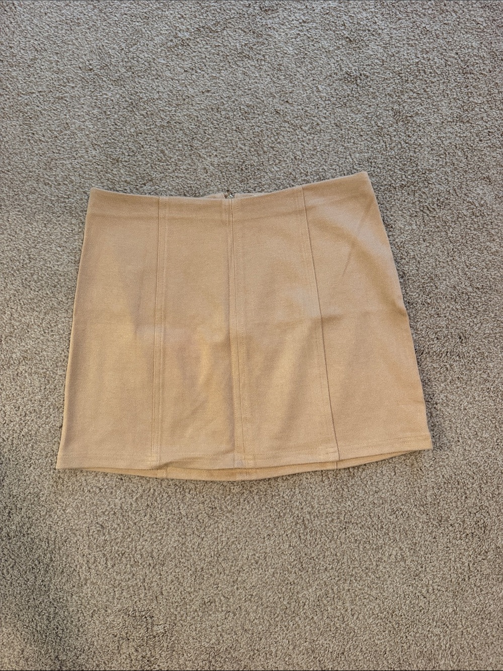 Altar'd State Beige Mini Skirt